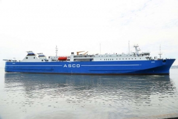 После капитального ремонта паромное судно «Шеки» возвращено в эксплуатацию