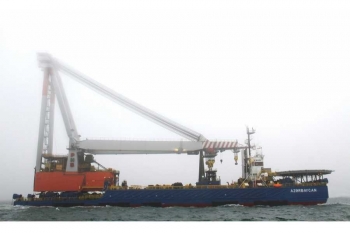 Крановое судно «Азербайджан»  успешно завершило работу в проекте 