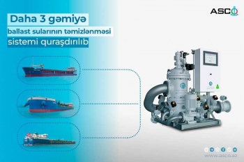 ASCO gəmilərində ballast sularının təmizlənməsi sisteminin quraşdırılması prosesi davam etdirilir