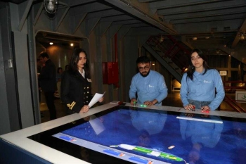 Volunteers of the world's first tanker museum were awarded a graduation certificate