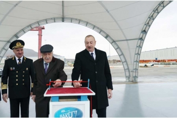 “Academician Khoshbakht Yusifzade” tanker was commissioned President Ilham Aliyev attended the ceremony