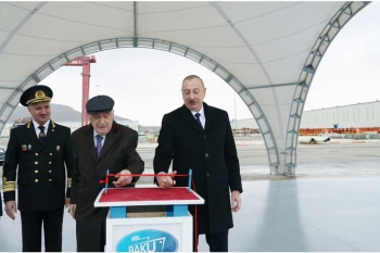 Сдан в эксплуатацию танкер «Академик Хошбахт Юсифзаде». В церемонии принял участие Президент Ильхам Алиев