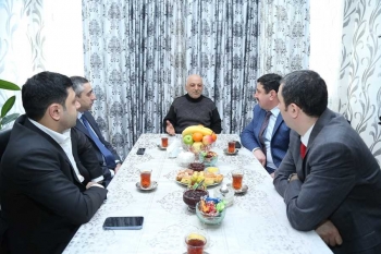 Övladı şəhidlik zirvəsinə ucalan ASCO əməkdaşları ziyarət olunublar