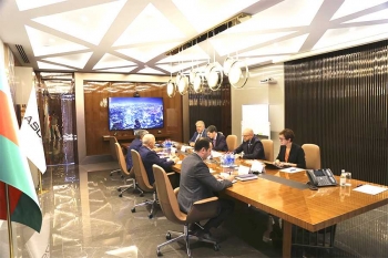 A meeting with Asian Infrastructure Investment Bank representatives was held at ASCO