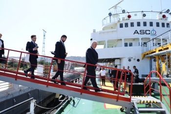 Minister of foreingn affairs of Andrii Sybiha visited the “Surakhani” ship-museum