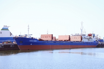 The vessel “Mahmud Rahimov” embarked on its first voyage to the Port of Aktau after repairs
