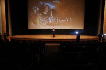 Azərbaycanın ilk qadın gəmi kapitanına həsr olunmuş “Şövkət” filmi təqdim edilib - FOTOLAR+VİDEO